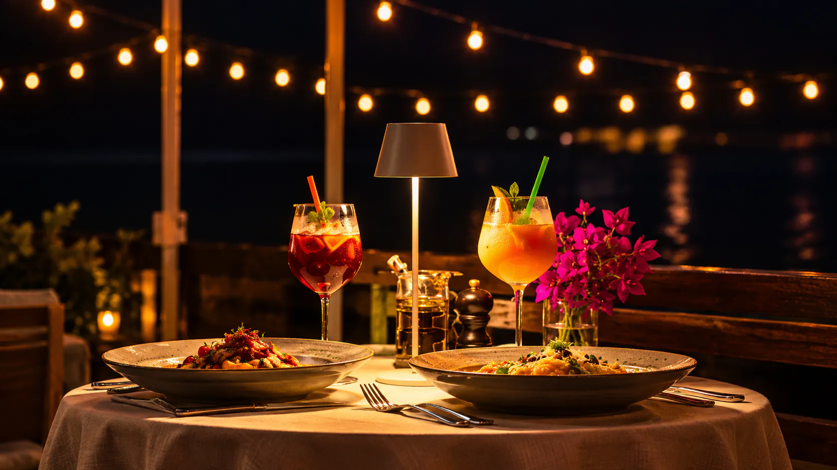 Fine dining interior