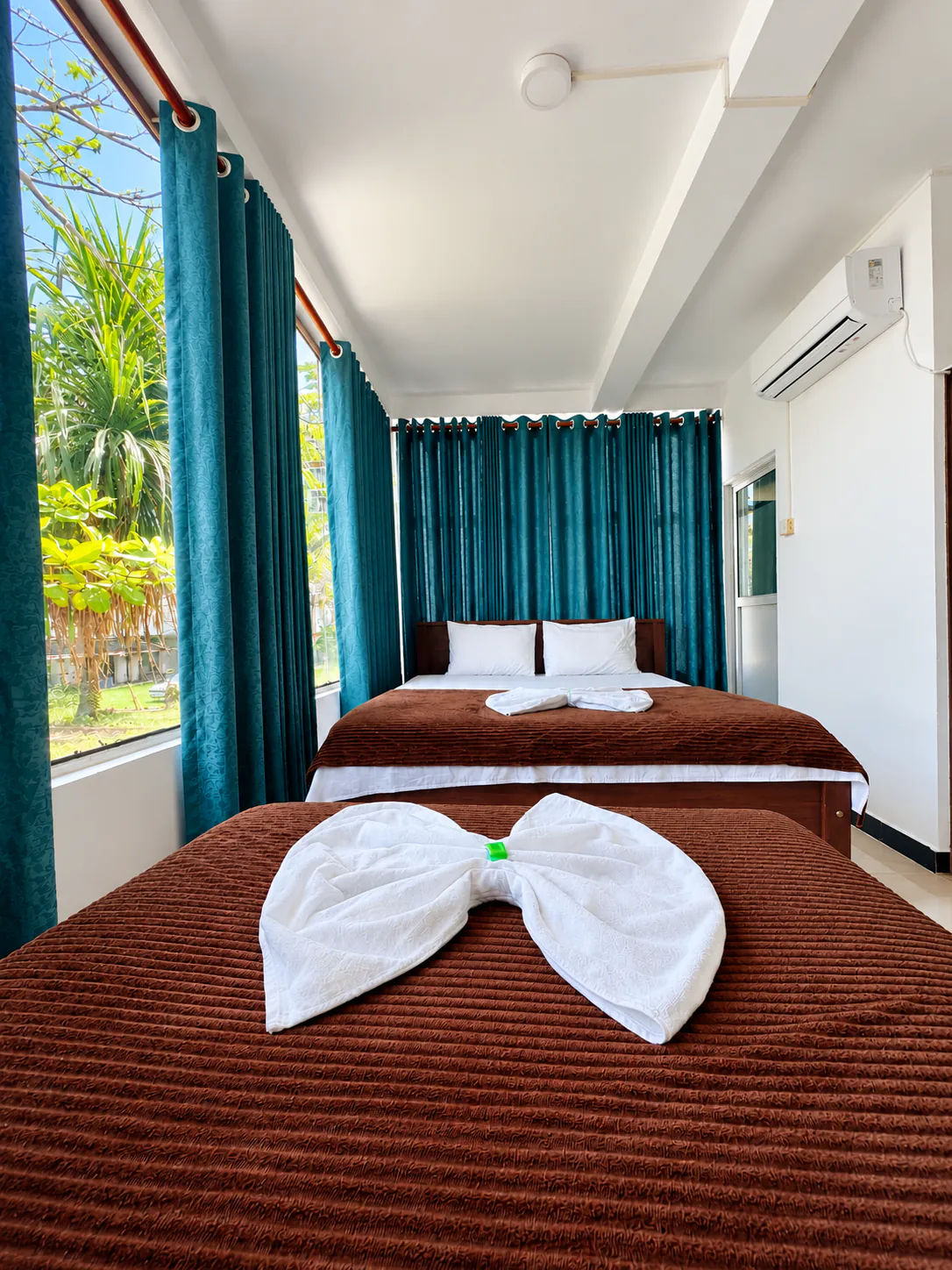 Two-bed A/C room
